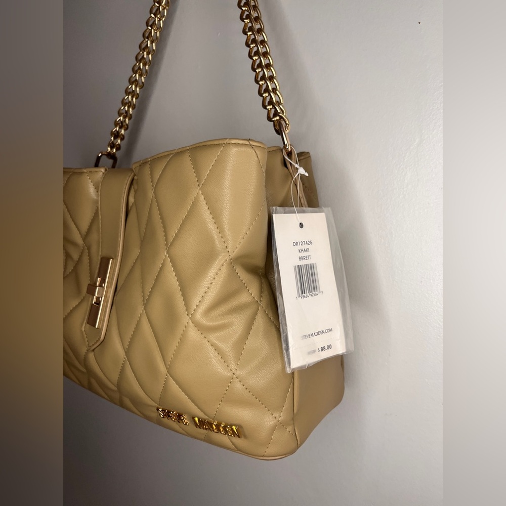 Steve Madden Olive Quilted Handbag - Picture 3 of 9